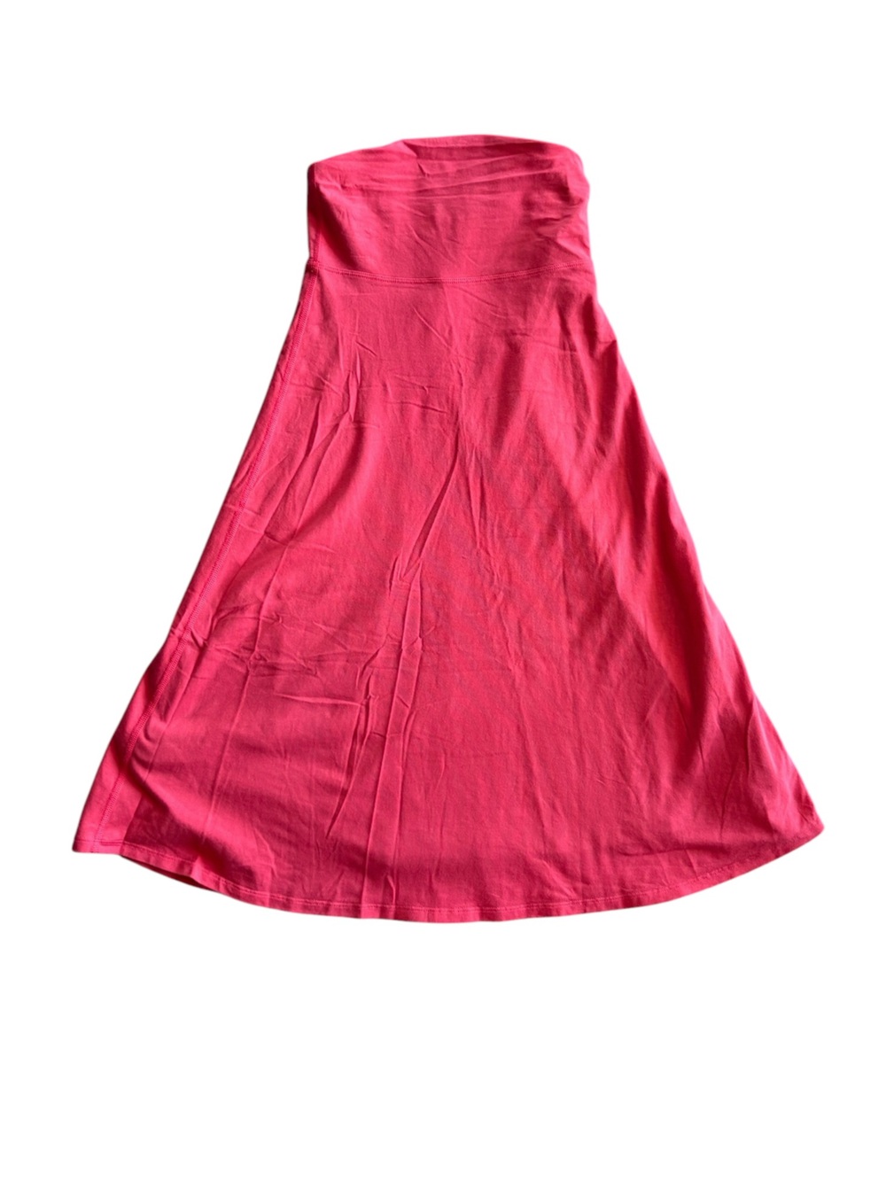 Lululemon Beat The Heat Reversible Strapless Dress Pink Grey Convertible